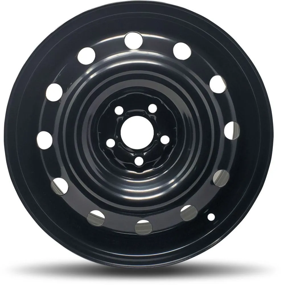 DTD Black Steel Wheels 16X6.5 5X100 ET 135mm 57.1mm Hub