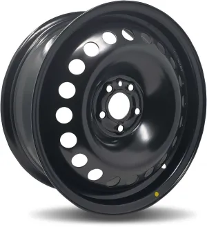 DTD Black Steel Wheels 16X6.5 5X108 ET 6mm 65.3mm Hub