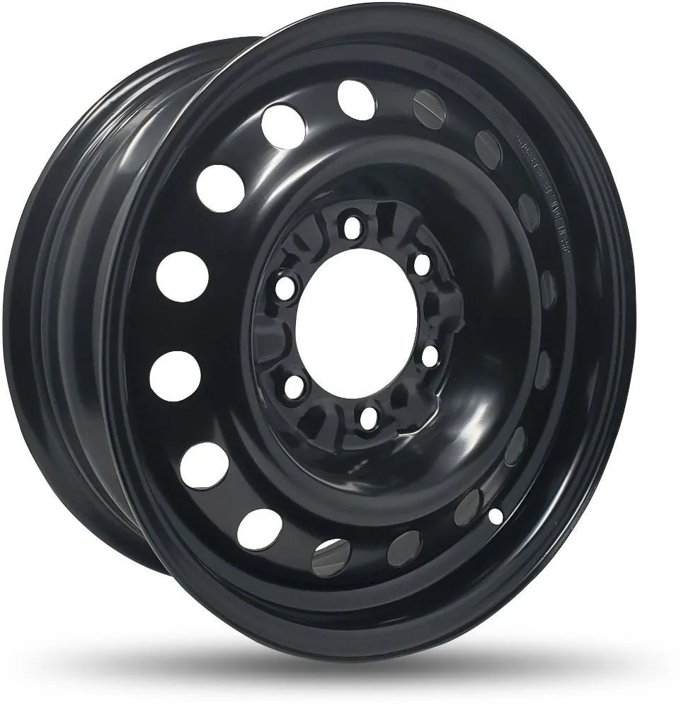 DTD Black Steel Wheels 16X6.5 6X139.7 ET 44mm 106.1mm Hub