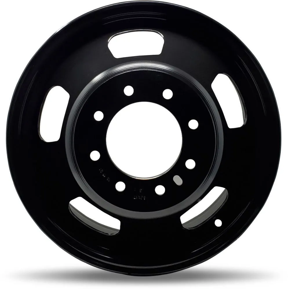 DTD Black Steel Wheels 17X6 8X165.1 ET 40mm 121mm Hub