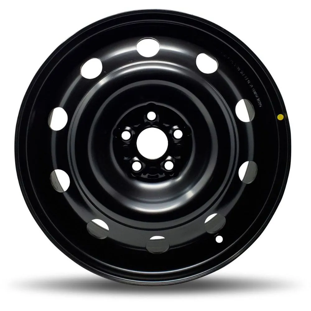 DTD Black Steel Wheels 17X7 5X100 ET 137mm 56.1mm Hub