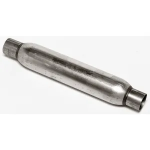DynoMax Race Series Bullet Muffler - 2-1/2 in Center Inlet - 2-1/2 in Center Outlet - 18 x 4 in Round Body - 24-1/2 in Long
