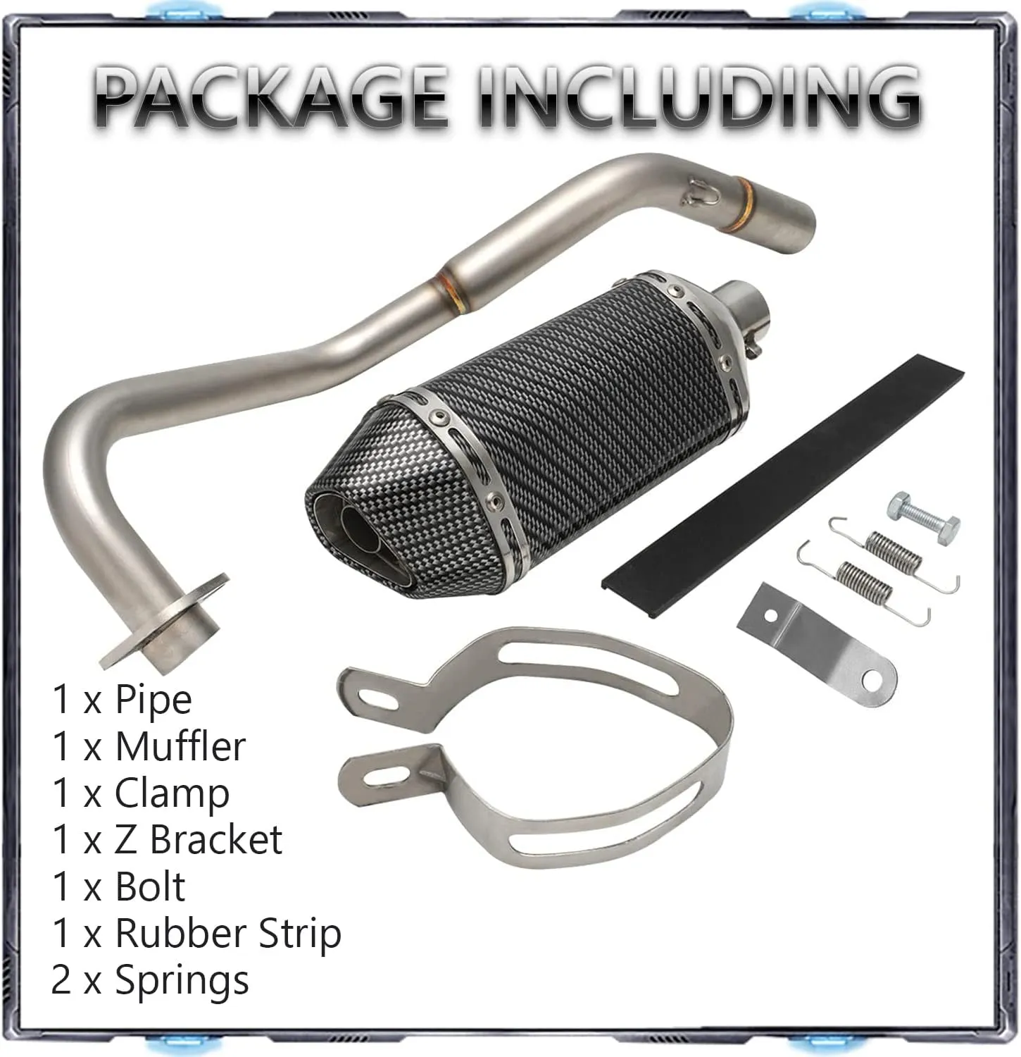 Exhaust Muffler For HONDA Grom MSX125