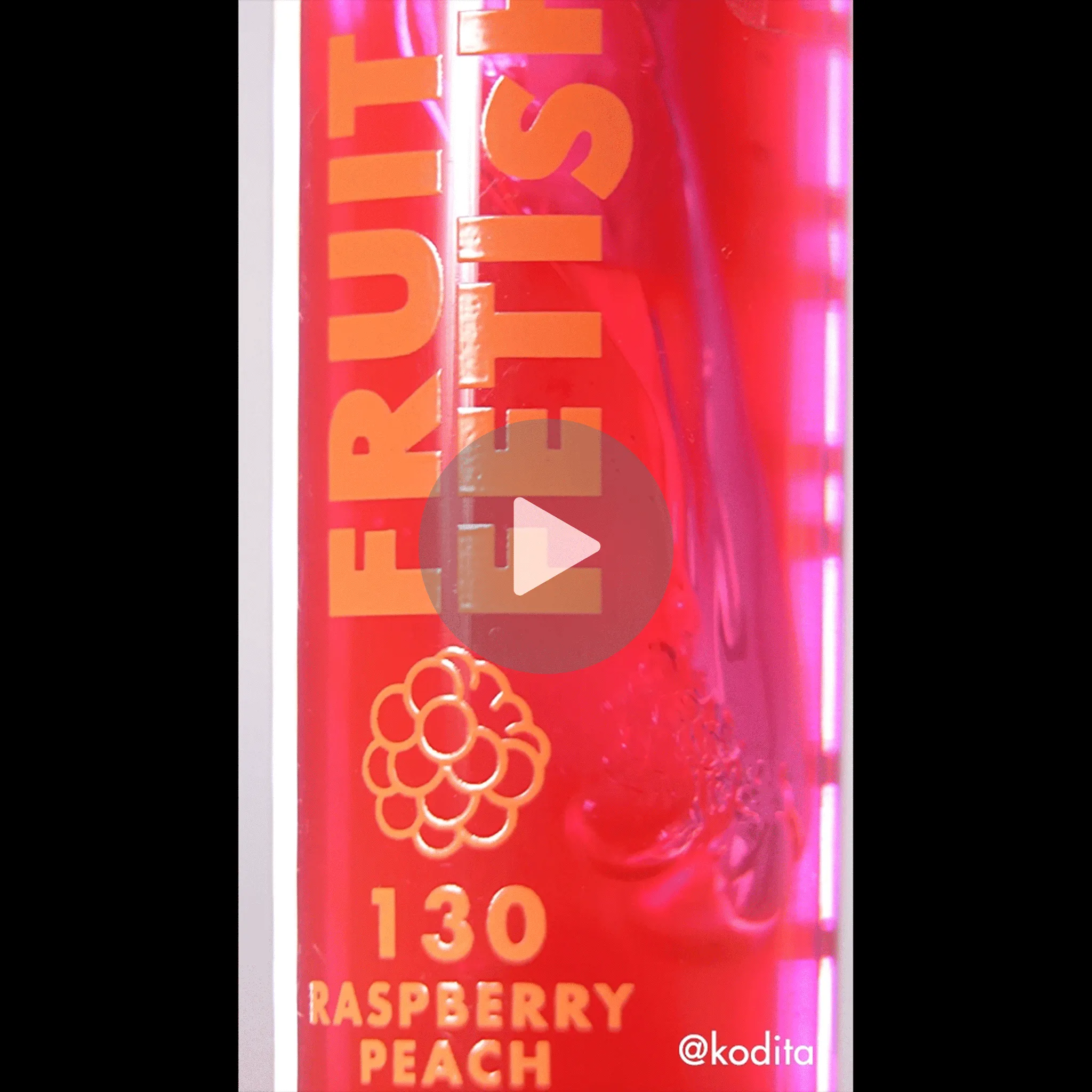 Fruit Fetish Lip Oils - Raspberry Peach