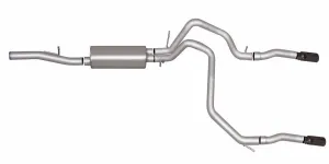 Gibson Exhaust GMC Yukon 5.3L 2/4WD (10-14) [Catback - Dual Split Exit] Polished Tips