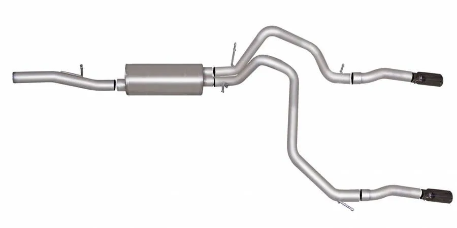 Gibson Exhaust GMC Yukon 5.3L 2/4WD (10-14) [Catback - Dual Split Exit] Polished Tips