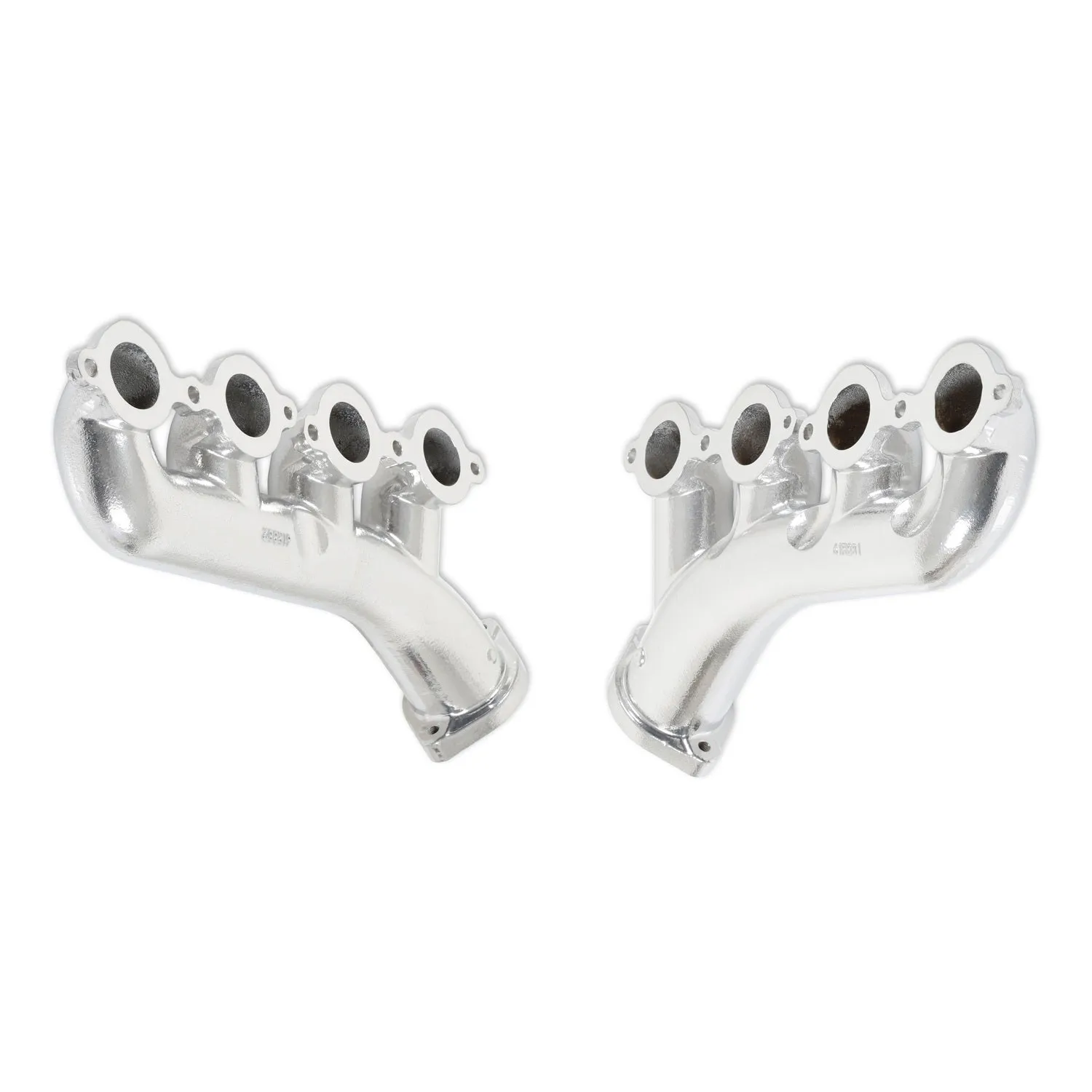 Hooker BlackHeart BlackHeart Exhaust Manifold - Silver Ceramic-Coated - GM LS-Series (Pair)