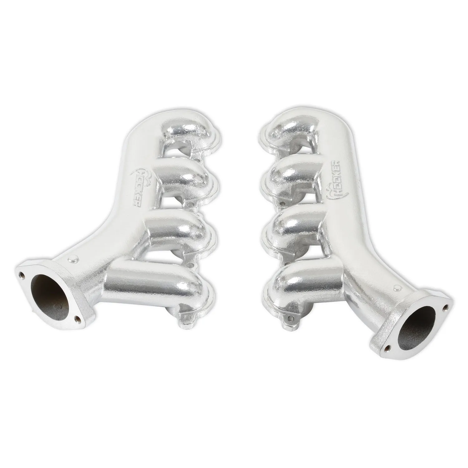Hooker BlackHeart BlackHeart Exhaust Manifold - Silver Ceramic-Coated - GM LS-Series (Pair)