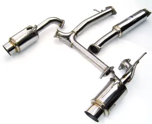 Invidia N1 Exhaust Nissan 350Z (03-08) Catback w/ Polished Tips - HS02N3ZGTP