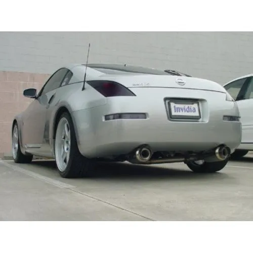 Invidia N1 Exhaust Nissan 350Z (03-08) Catback w/ Polished Tips - HS02N3ZGTP