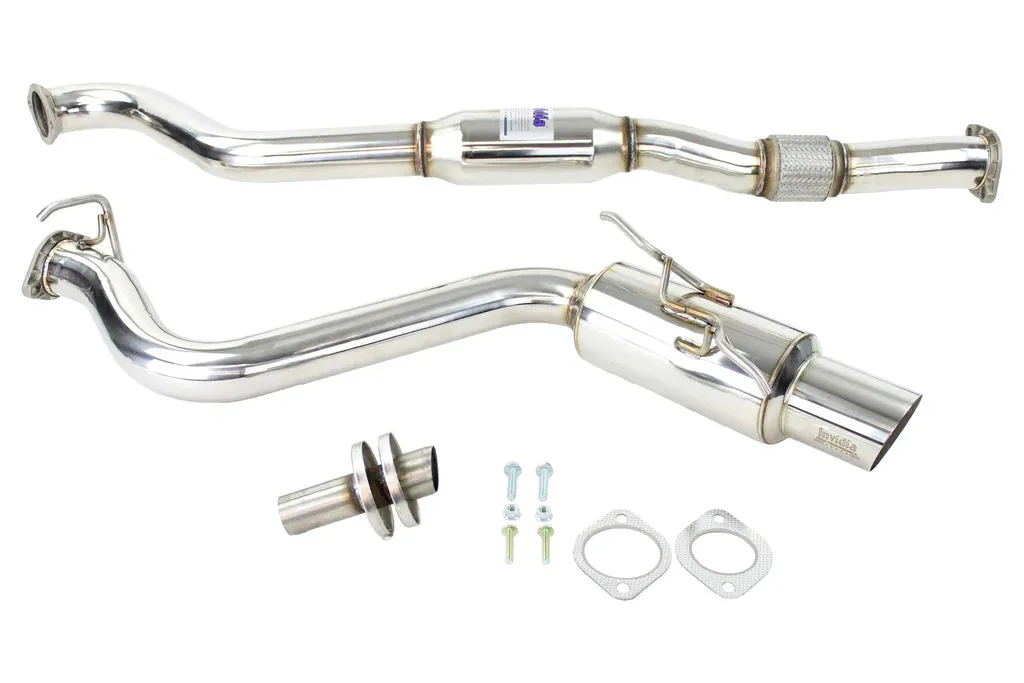 Invidia N1 Exhaust Subaru WRX Sedan / Hatchback (08-14) Catback w/ Resonator - Polished or Blue Titanium Tip