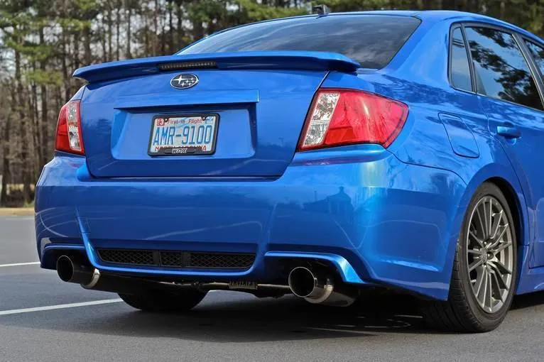 Invidia N1 Exhaust Subaru WRX / STI Sedan (2008-2014) Dual Exit Catback w/ Resonator - Polished or Titanium Blue Tip