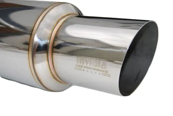Invidia N1 Exhaust Subaru WRX / STI Sedan (2008-2014) Dual Exit Catback w/ Resonator - Polished or Titanium Blue Tip