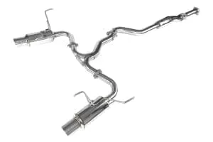 Invidia N1 Exhaust Subaru WRX / STI Sedan (2008-2014) Dual Exit Catback w/ Resonator - Polished or Titanium Blue Tip