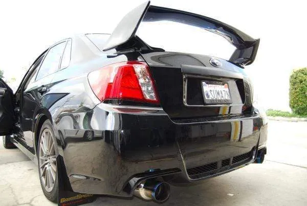 Invidia N1 Exhaust Subaru WRX / STI Sedan (2008-2014) Dual Exit Catback w/ Resonator - Polished or Titanium Blue Tip