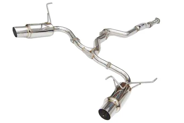 Invidia N1 Exhaust Subaru WRX / STI Sedan (2008-2014) Dual Exit Catback w/ Resonator - Polished or Titanium Blue Tip