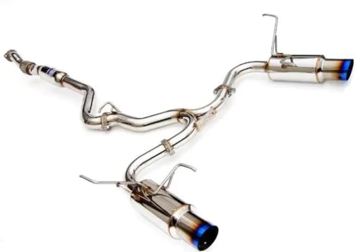 Invidia N1 Exhaust Subaru WRX / STI Sedan (2008-2014) Dual Exit Catback w/ Resonator - Polished or Titanium Blue Tip