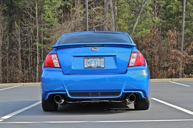 Invidia N1 Exhaust Subaru WRX / STI Sedan (2008-2014) Dual Exit Catback w/ Resonator - Polished or Titanium Blue Tip