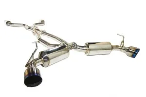 Invidia N1 GT Exhaust Nissan 370Z (2009-2021) Dual Muffler w/ Polished or Blue Titanium Tips