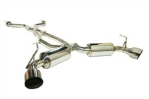 Invidia N1 GT Exhaust Nissan 370Z (2009-2021) Dual Muffler w/ Polished or Blue Titanium Tips