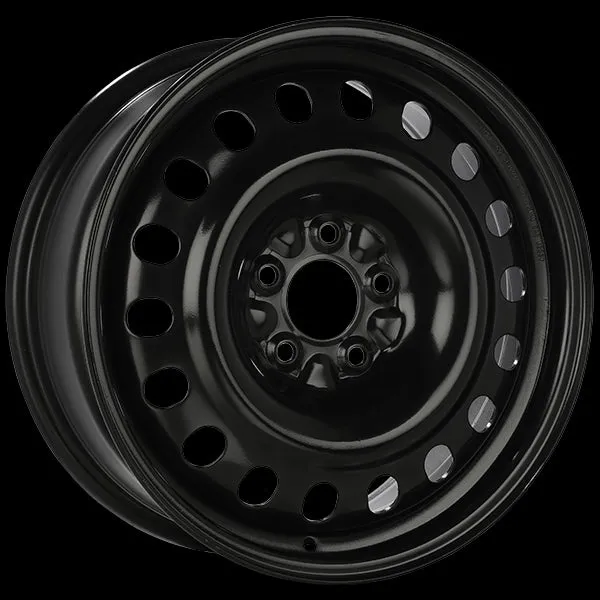 Krypton Steel Wheel 17X7 5X127 ET 44MM Bore 71.5 Black ArcticArmor Shield Coat Steel Rim
