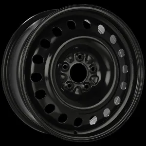 Krypton Steel Wheel 18X7 5X108 ET 38MM Bore 63.4 Black ArcticArmor Shield Coat Steel Rim