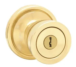 Kwikset Entry Lockset 740A Entry Lockset Polished Brass