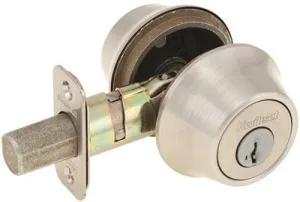 Kwikset Smartkey 665 Double Cylinder Deadbolt Satin Nickel