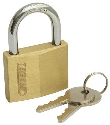 Legend Solid Brass Padlock 1-3/4 In Keyed Different