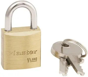 Masterlock Brass Padlock 3/4 Inch  Wide Keyed Alike