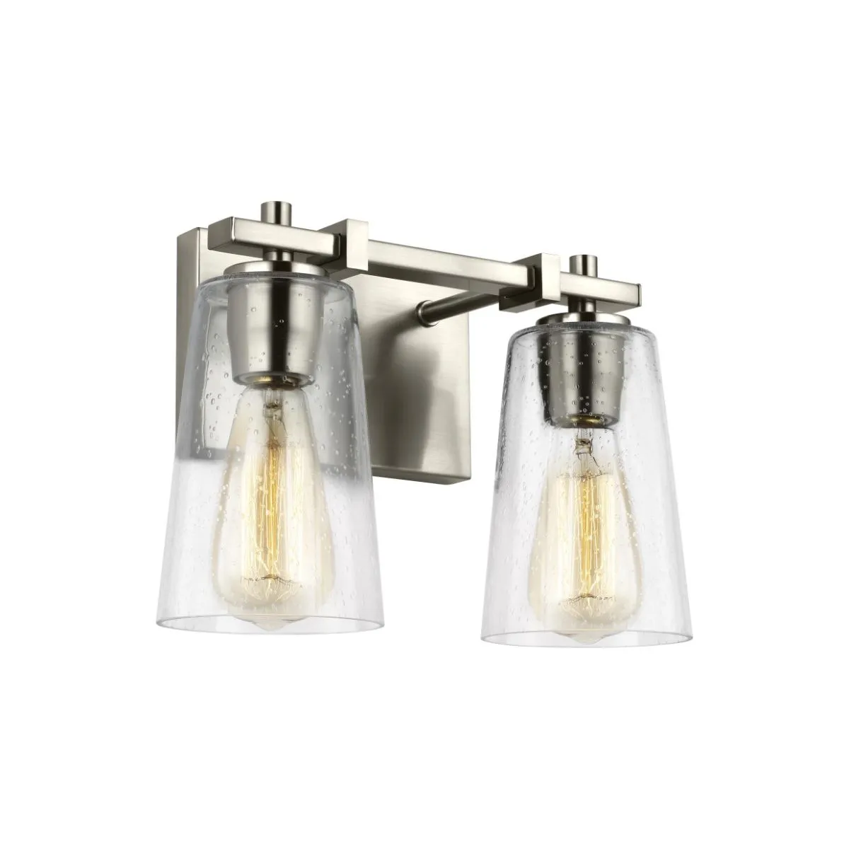 Mercer 13 in. 2 Lights Vanity Light Nickel Finish
