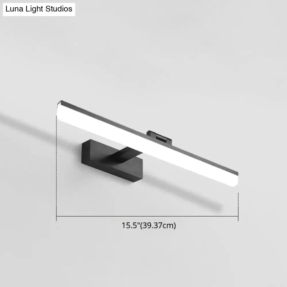 Modern LED Bathroom Mirror Cabinet Light in 3 Color Finishes