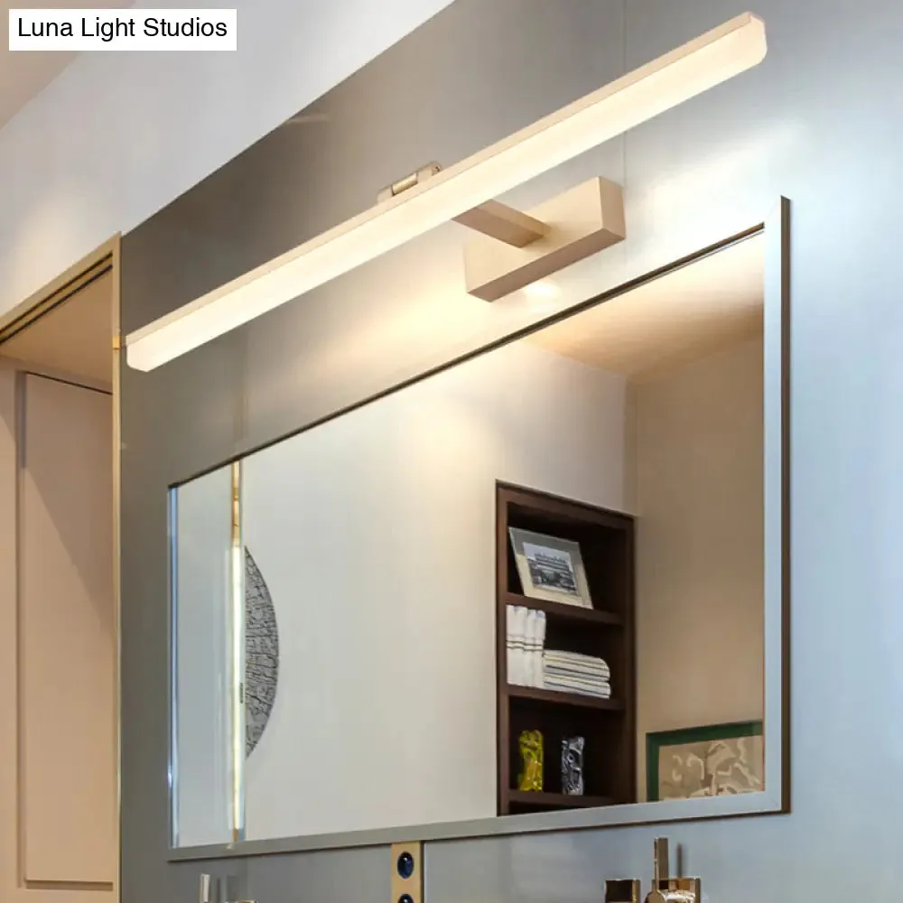 Modern LED Bathroom Mirror Cabinet Light in 3 Color Finishes