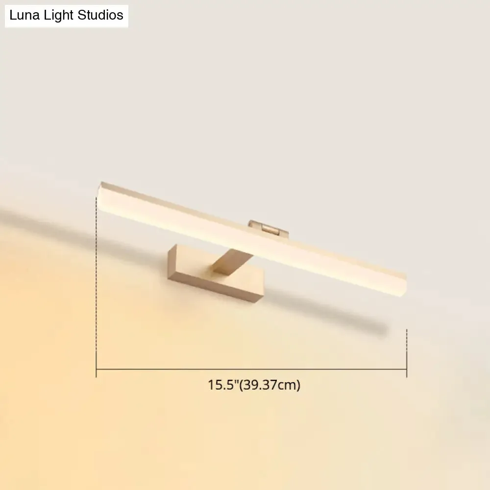 Modern LED Bathroom Mirror Cabinet Light in 3 Color Finishes