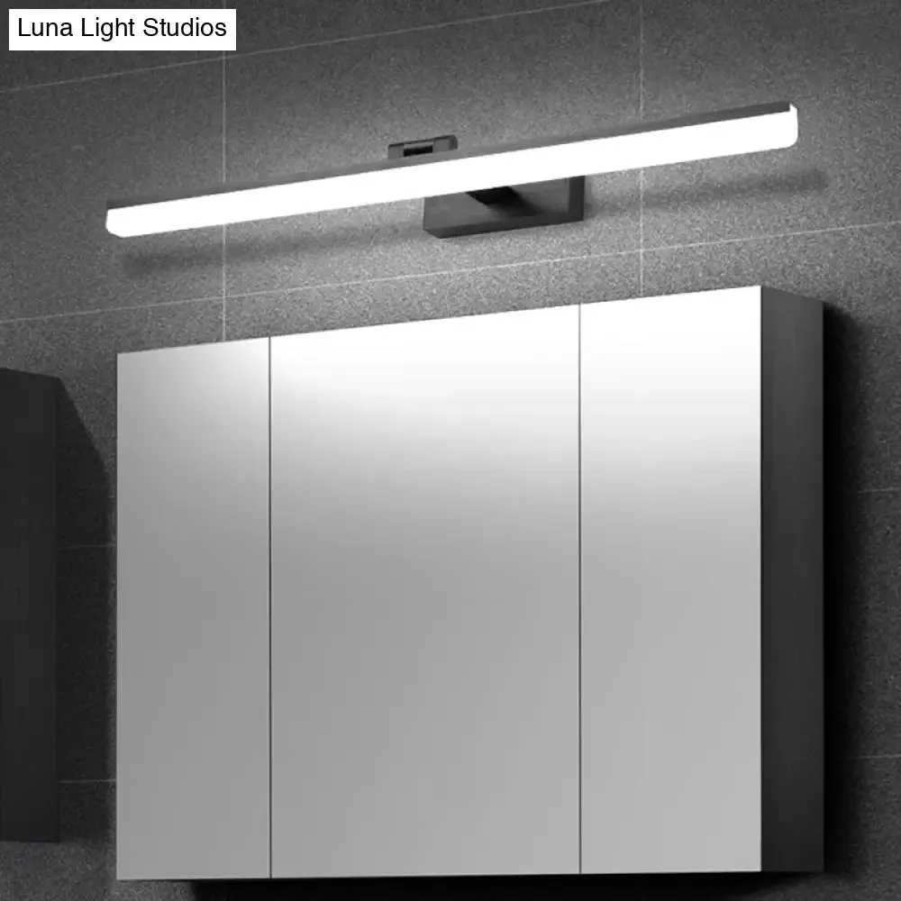 Modern LED Bathroom Mirror Cabinet Light in 3 Color Finishes