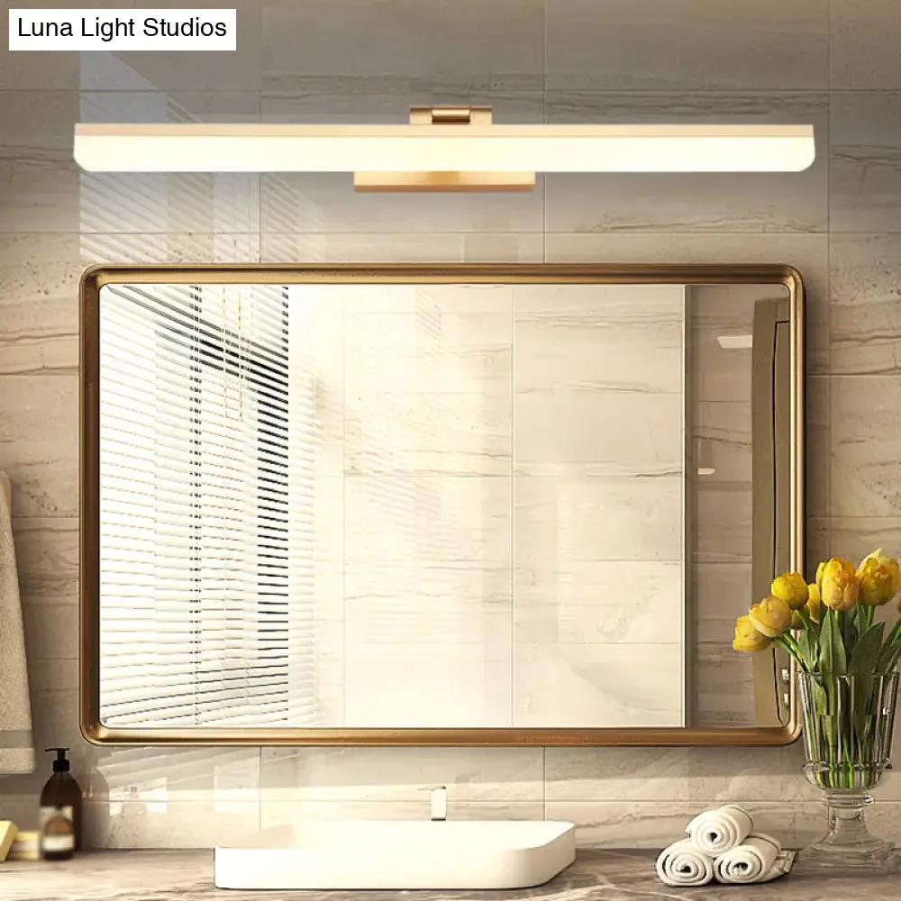 Modern LED Bathroom Mirror Cabinet Light in 3 Color Finishes