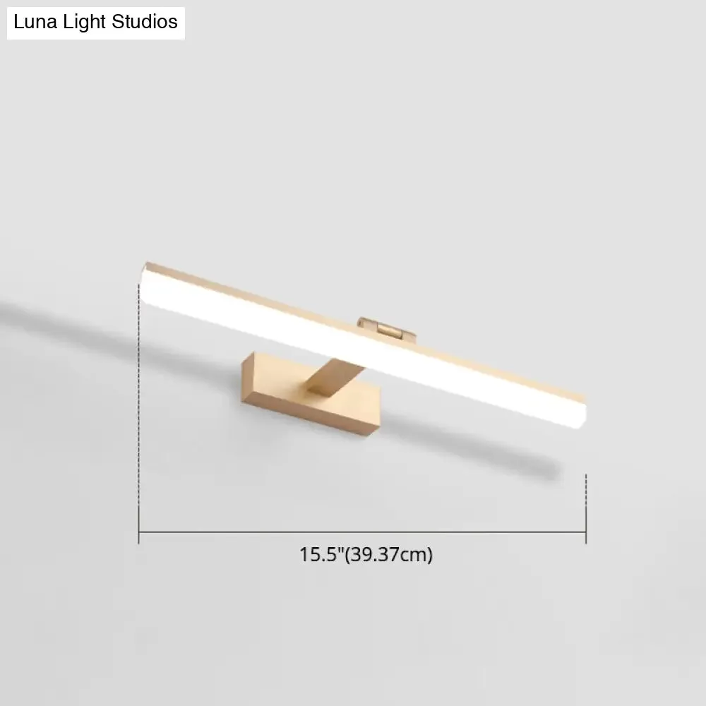 Modern LED Bathroom Mirror Cabinet Light in 3 Color Finishes