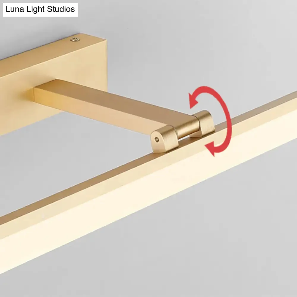 Modern LED Bathroom Mirror Cabinet Light in 3 Color Finishes