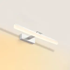 Modern LED Bathroom Mirror Cabinet Light in 3 Color Finishes