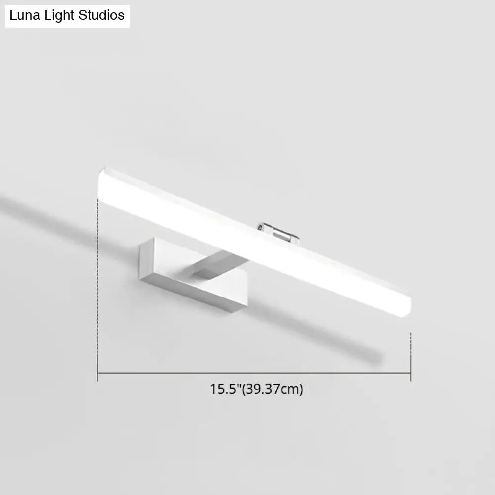 Modern LED Bathroom Mirror Cabinet Light in 3 Color Finishes