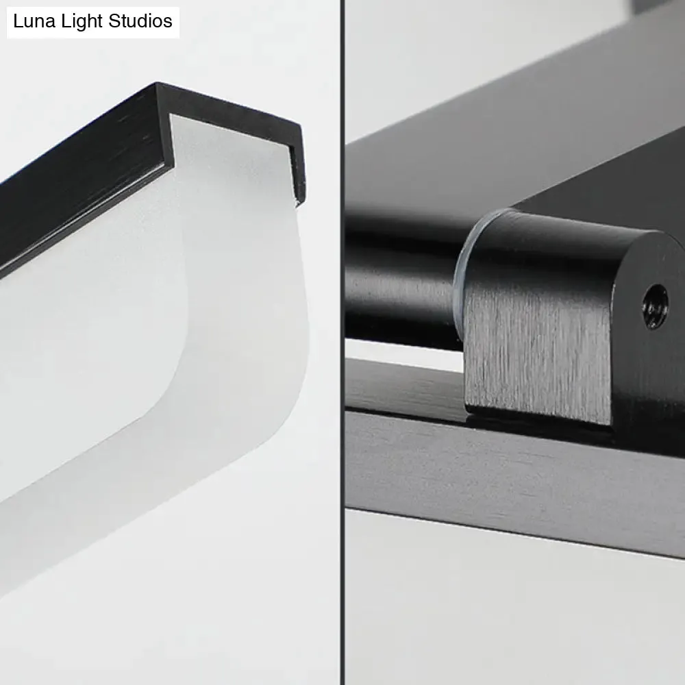 Modern LED Bathroom Mirror Cabinet Light in 3 Color Finishes