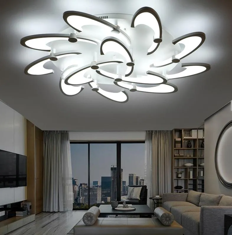Modern LED Blossom Design Ceiling Light for Living Room