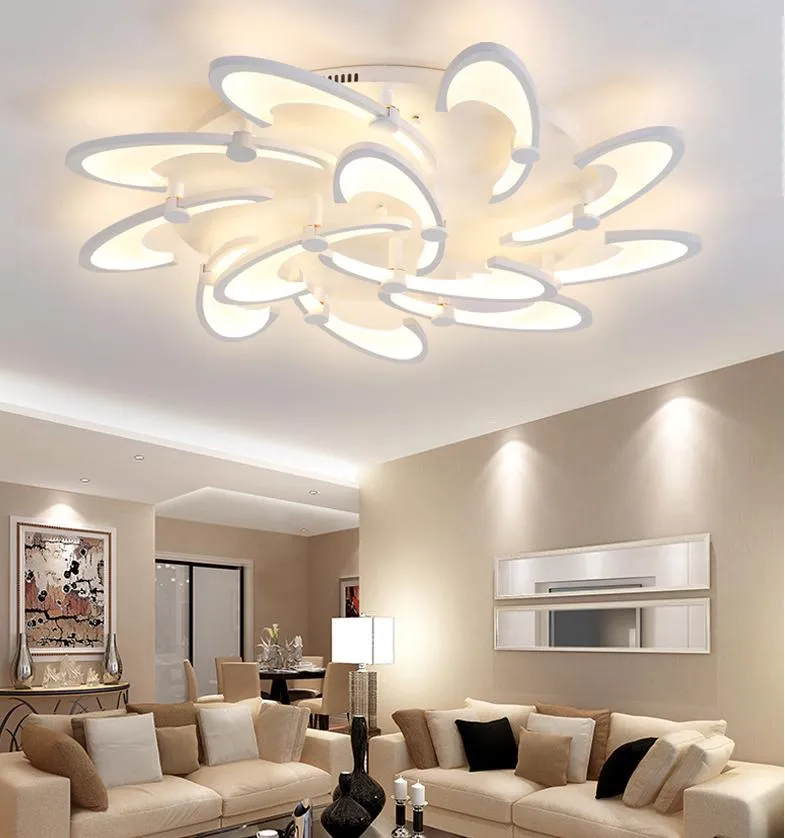 Modern LED Blossom Design Ceiling Light for Living Room