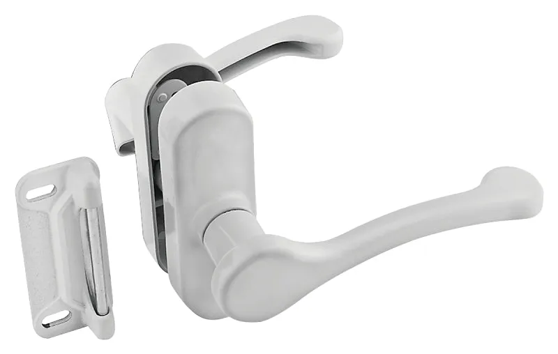 National Hardware V1320 Series N262-196 Lever Latch, Zinc, 3/4 to 2 in Thick Door, For: Wood/Metal Screen, Storm Doors :CD: QUANTITY: 1