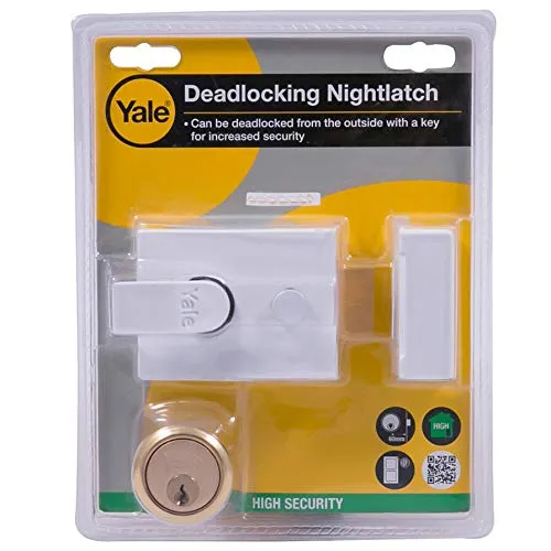 Night Latch White