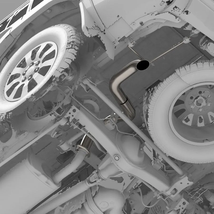 NYTOP Titainum Axle Dump Exhaust | 2024  Toyota Land Cruiser