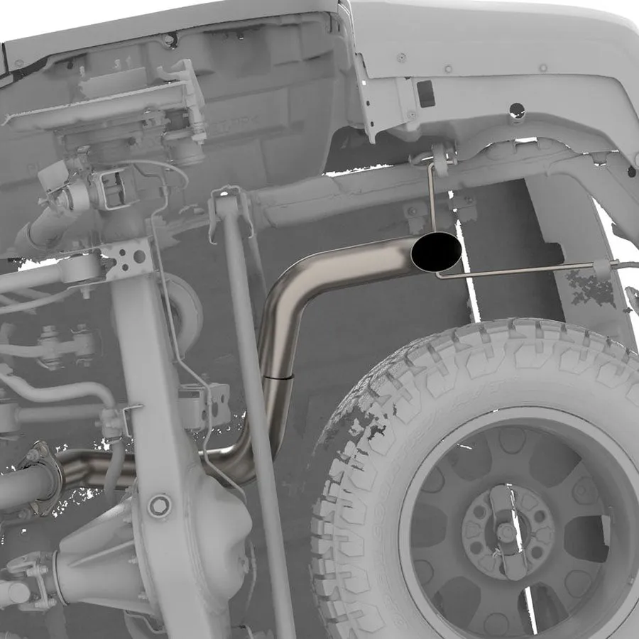 NYTOP Titainum Axle Dump Exhaust | 2024  Toyota Land Cruiser
