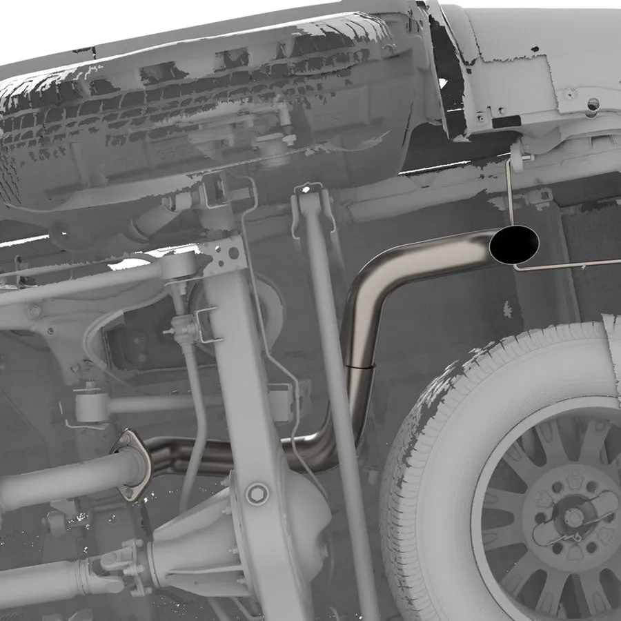 NYTOP Titainum Axle Dump Exhaust | 2024  Toyota Land Cruiser