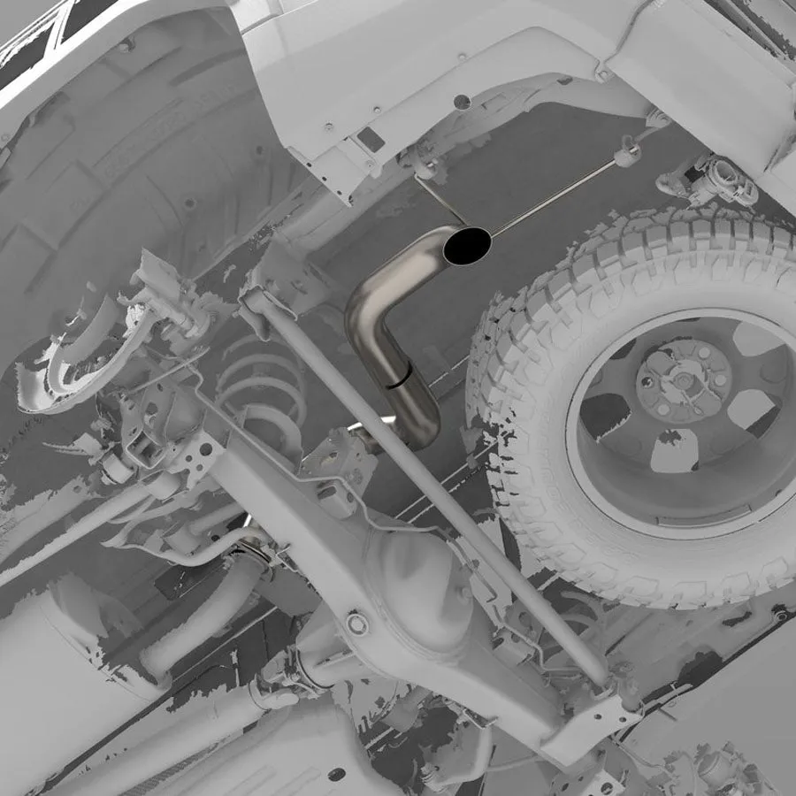 NYTOP Titainum Axle Dump Exhaust | 2024  Toyota Land Cruiser