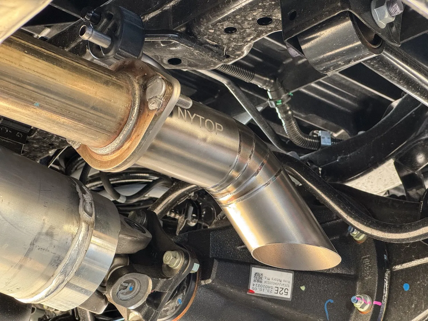 NYTOP Titanium Axle Dump Exhaust | 2024  Toyota Tacoma